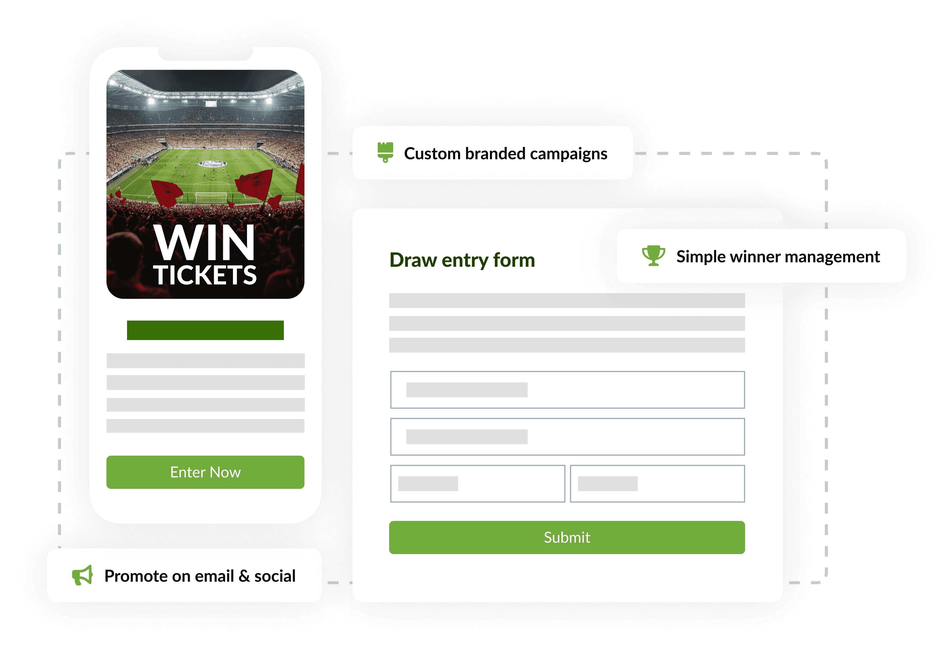 Sponsorworks ticket prize draw platform